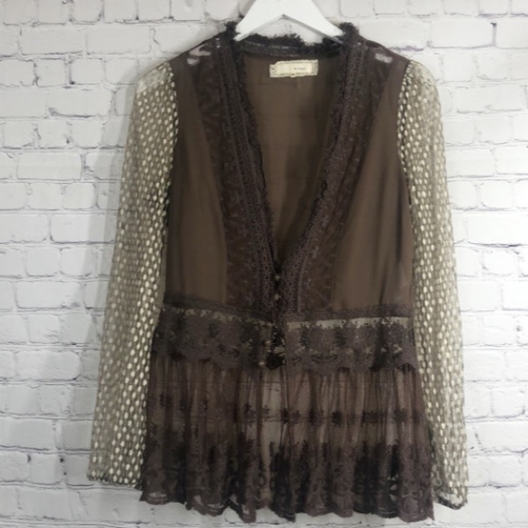 a’reve Tops - A’reve top lace Victorian vintage